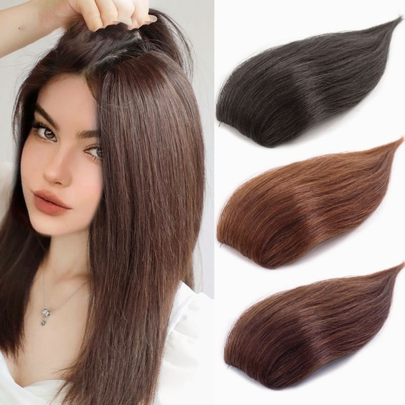 Jual Wig Extension Clip Penebal Rambut Instant Rambut Asli Hitam Coklat ...