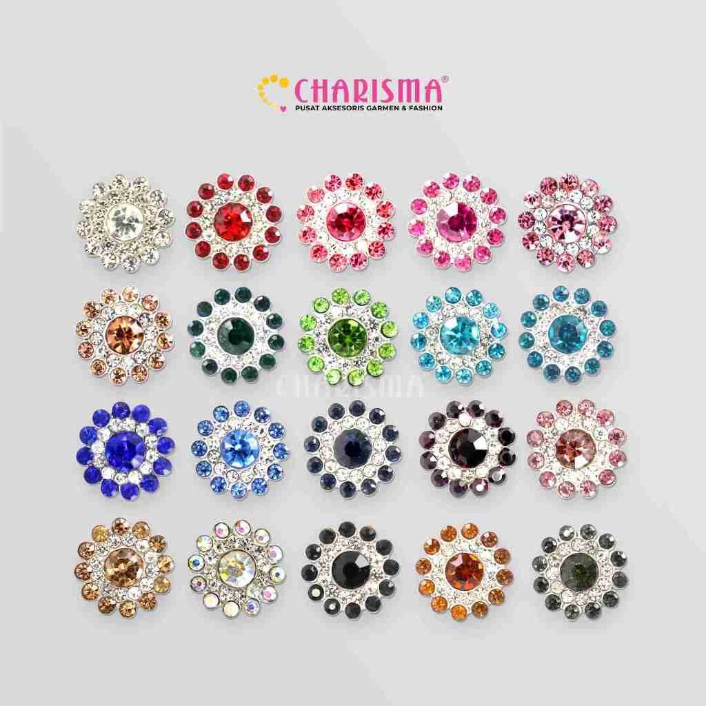 Jual Charisma Kristal Cangkang Bunga Diamond Bunga Diameter Mm Pcs Shopee Indonesia