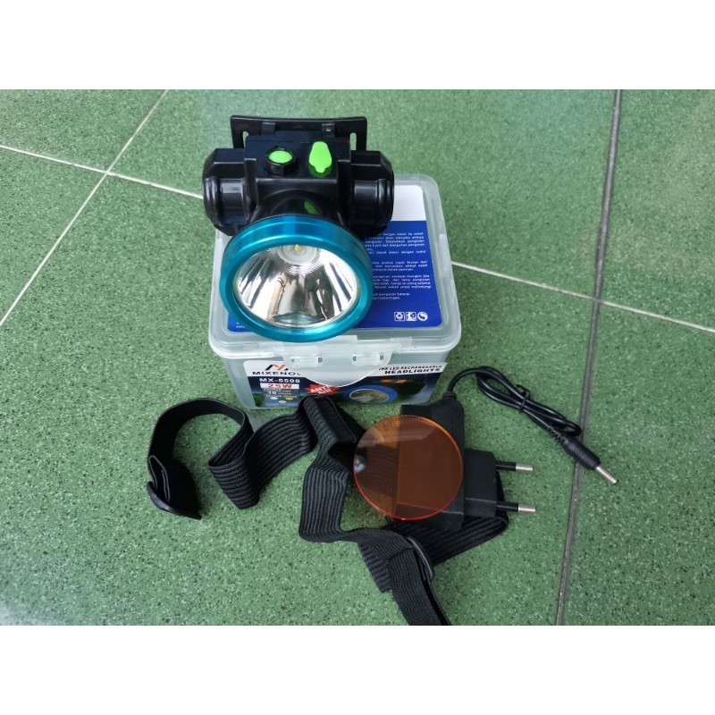 Jual SENTER KEPALA 25 50WATT BISA CHARGE TERANG BATERAI LITHIUM BODY ...