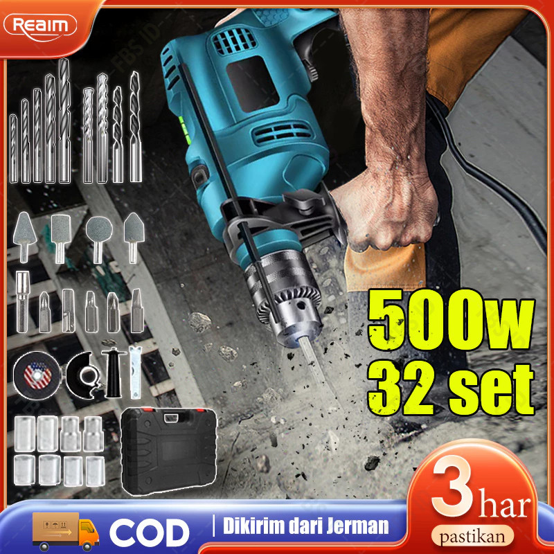 Jual Cx90 13mm Mesin Bor Listrik Bolak Balik Electric Drill Bor Beton Kayu Besi Tembok Bor 8505