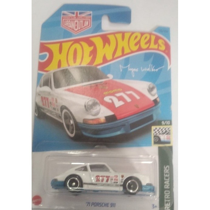 Hot Wheels – '71 Porsche 911 De La Serie Retro Racers – Edición Magnus Walker X Fifteen52, Carta Corta, Modelo Coleccionable Mattel 2023