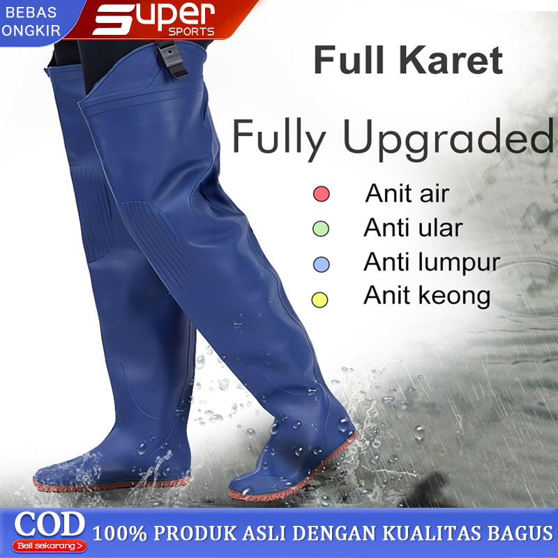 Jual Sepatu Bot Petani Berkualitas Tinggi/Sepatu Memancing Sawah Tahan ...