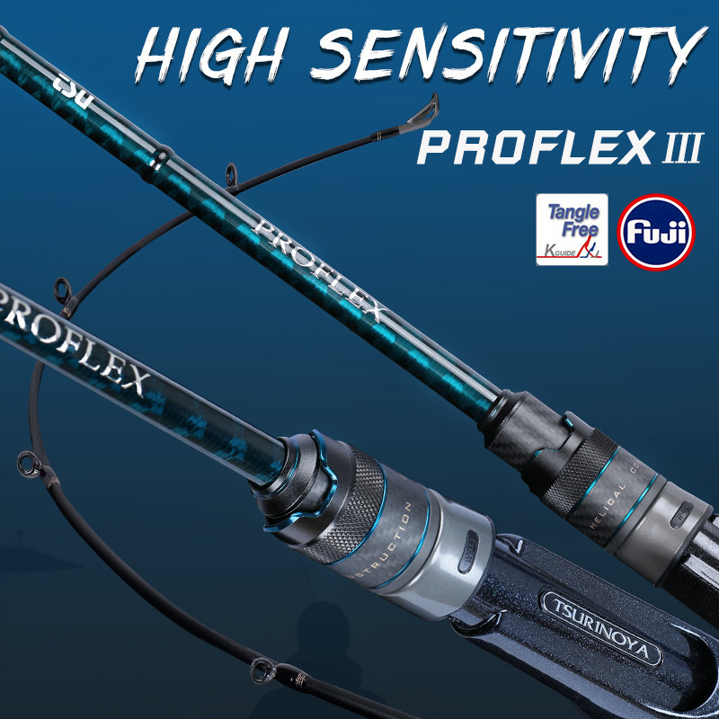 Jual TSURINOYA Bass Fishing Rod PROFLEX Ⅲ 1.95m 2.01m 2.10m 2.21m ML M ...
