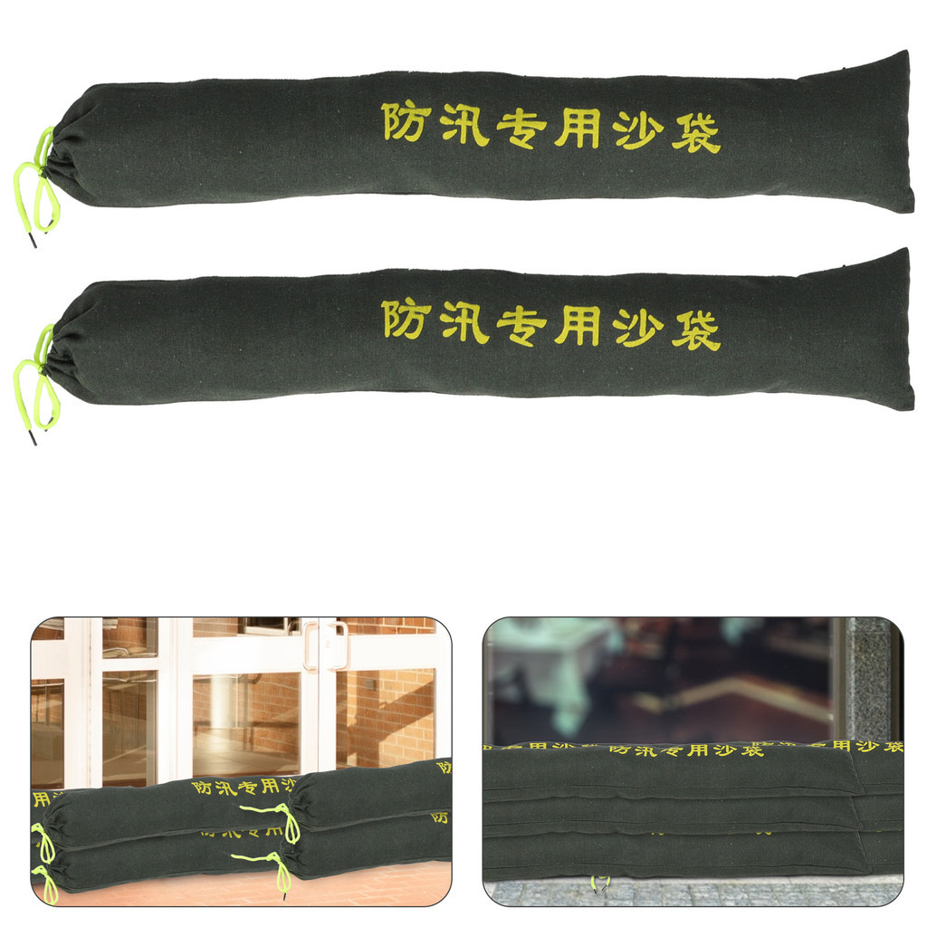 Sandbag For Flood Control 2PCS 3'×8'' With Reflective Strips Silicone
