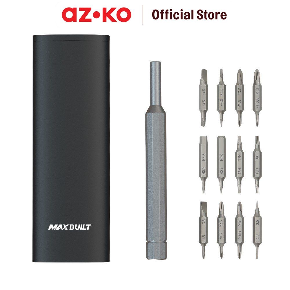 Jual AZKO Maxbuilt Set 25 Pcs Obeng Presisi - Abu-Abu Screwdriver Alat ...