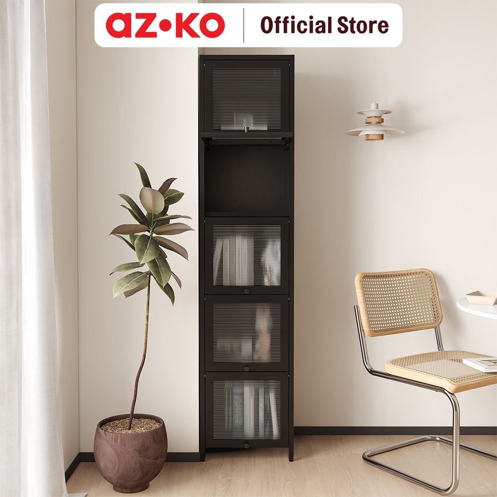 Jual AZKO Stora Casla Rak Penyimpanan 5 Tingkat Dengan Pintu Organizer ...