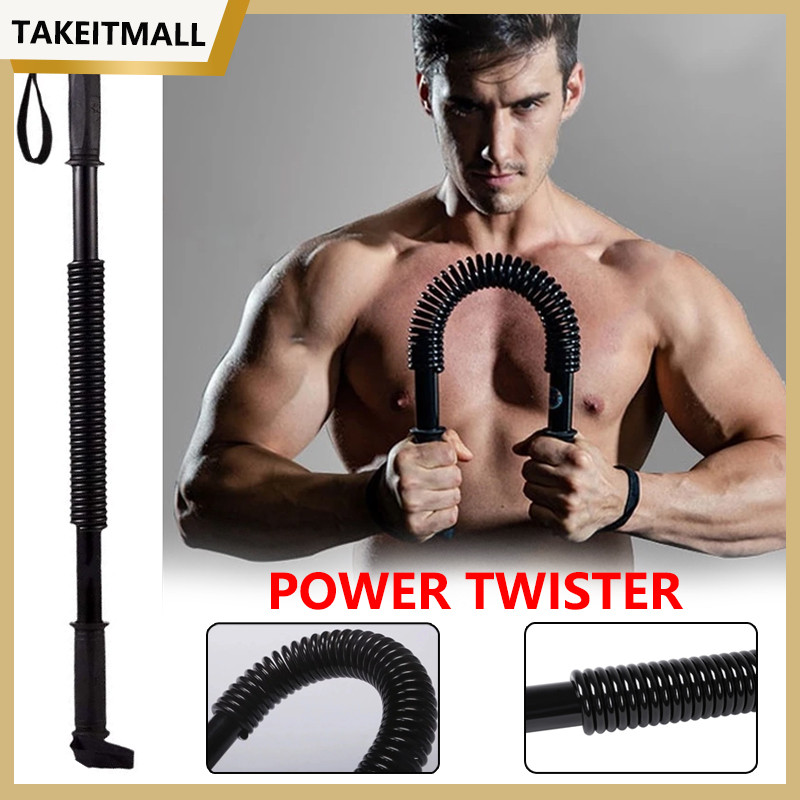 20 KG - 60 KG Alat Olahraga Power Bender Untuk / Alat Olahraga Fitness Pembentuk Otot Lengan Bahu Dada
