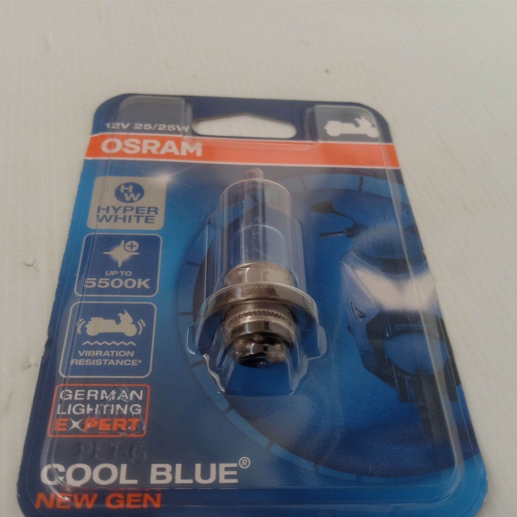 Jual Headlamp Lampu Bohlamp Osram Biru Putih Motor H6 Lampu Depan T19 ...