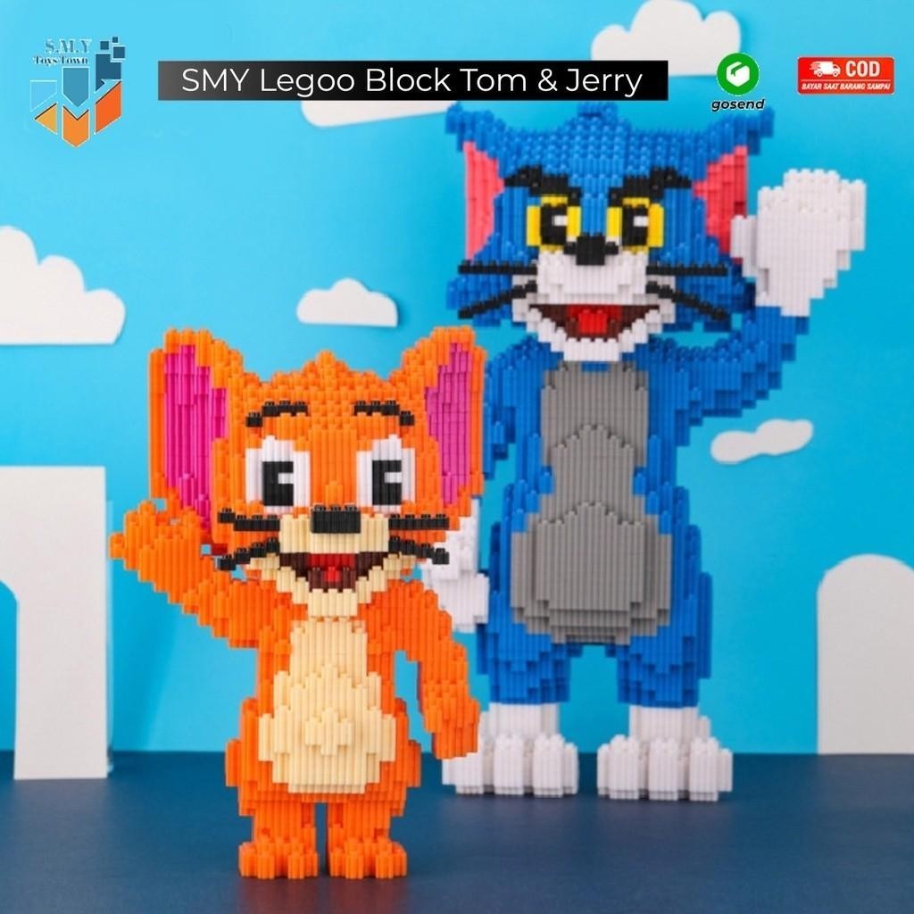 Jual Original Nano Block Tom & Jerry 3D Jerry Tikus 8682-83 medium ...