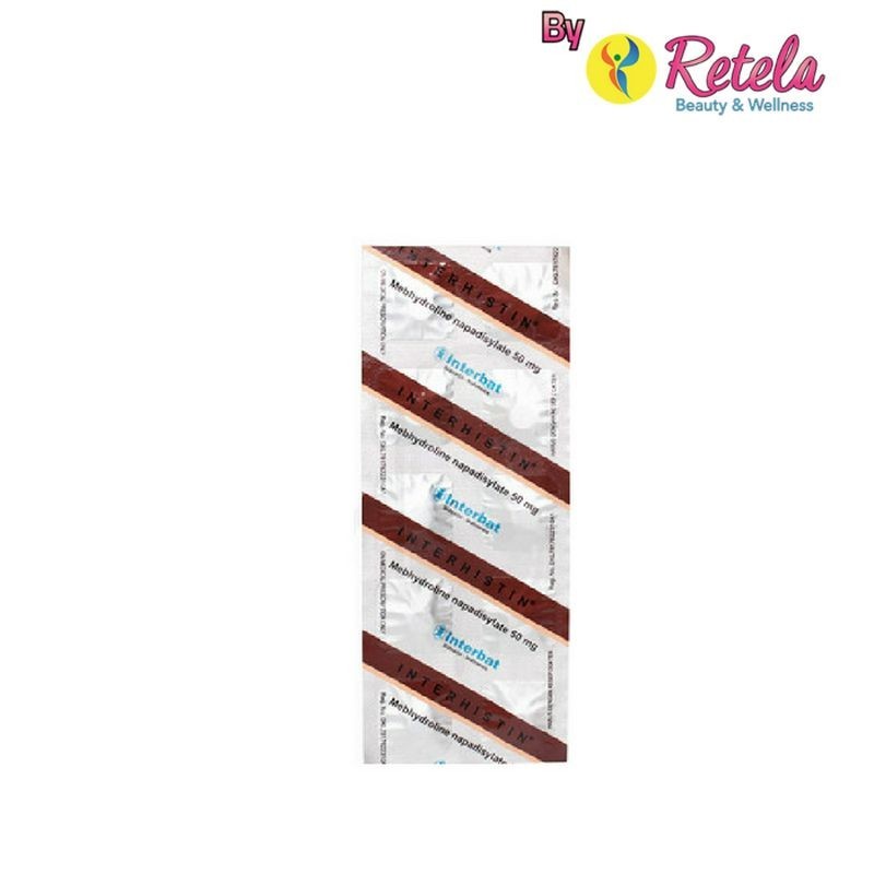 Jual INTERHISTIN 50MG 1 STRIP ISI 10 TABLET | Shopee Indonesia