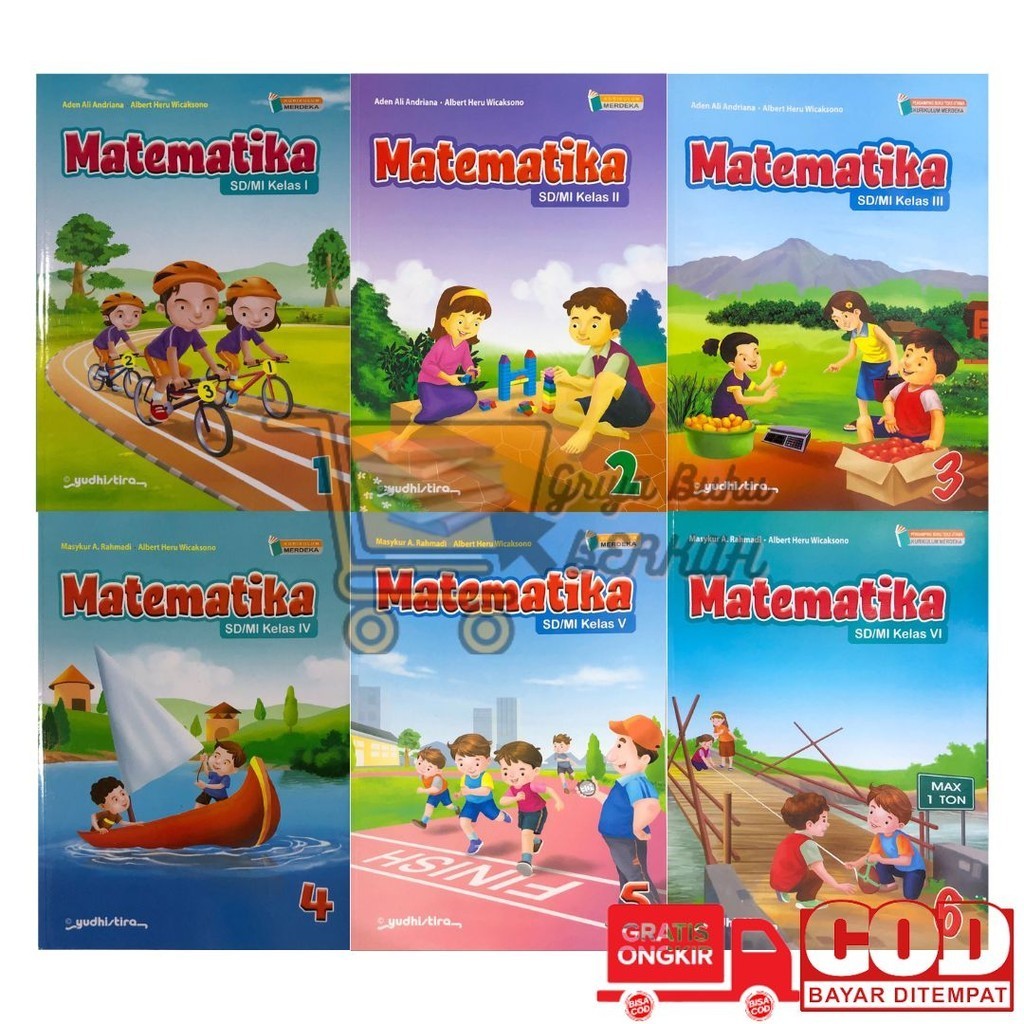 Jual Kurikulum Merdeka Matematika Kelas 1 2 3 4 5 6 SD/MI Penerbit ...
