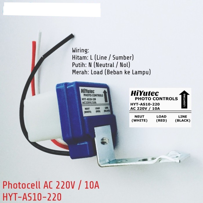 Jual Photocell AC 220V 10A Sensor Cahaya Photo Foto Cell Model Selcon ...