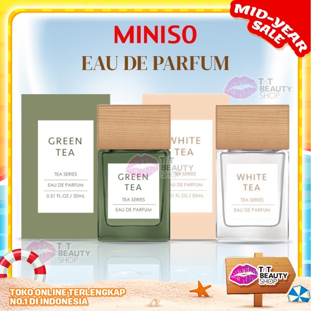 Jual Miniso Parfum Wanita EDP TEA SERIES EAU DE PARFUM 50mL Greentea