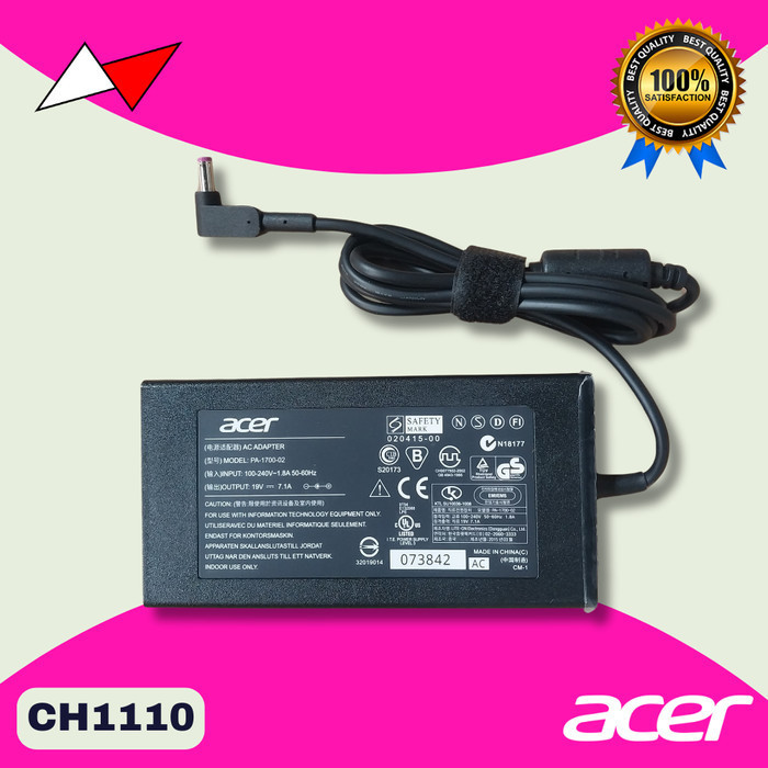 Jual Adaptor Charger Acer Predator Helios 300 Ph315 Ph317 19v 71a 135w Shopee Indonesia 6481