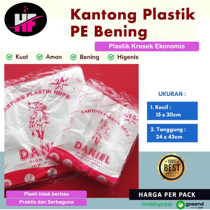 Jual Kantong Plastik Bening Kresek HD Ramah Lingkungan Food Grade Asoy ...