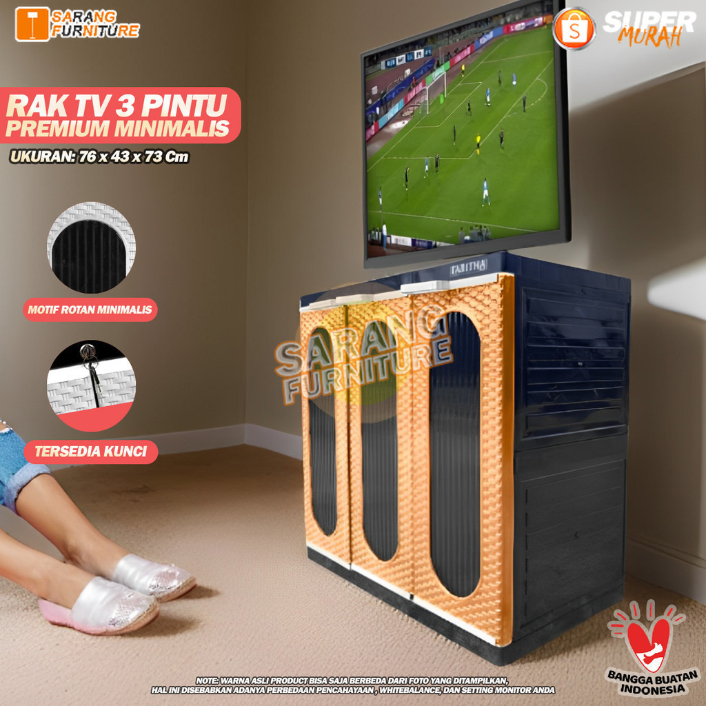 Jual Lemari Tv Tabitha R3TV / Meja Tv / Rak Tv Plastik Modern Lemari ...