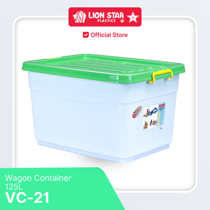 Jual LION STAR Kotak Penyimpanan Wagon Container 125L VC-21 | Shopee ...