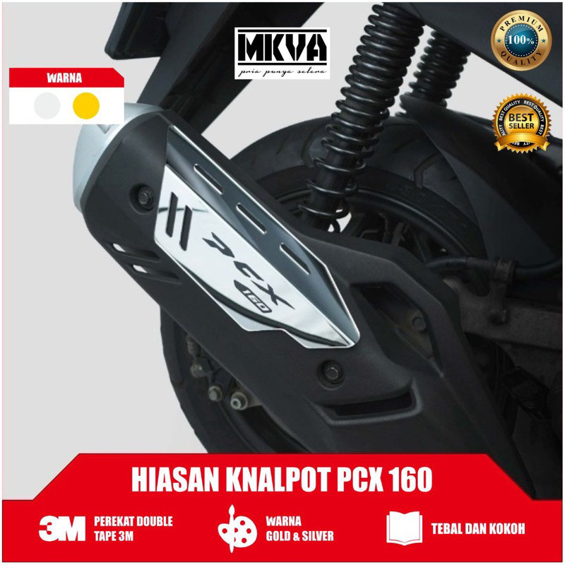 Jual PELINDUNG KNALPOT PCX 160 MODIFIKASI FULL PCX 160 HIASAN KNALPOT ...