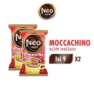 Neo Coffee Kopi Instan Moccachino Pack 20 gr isi 6 + 3 pcs x2