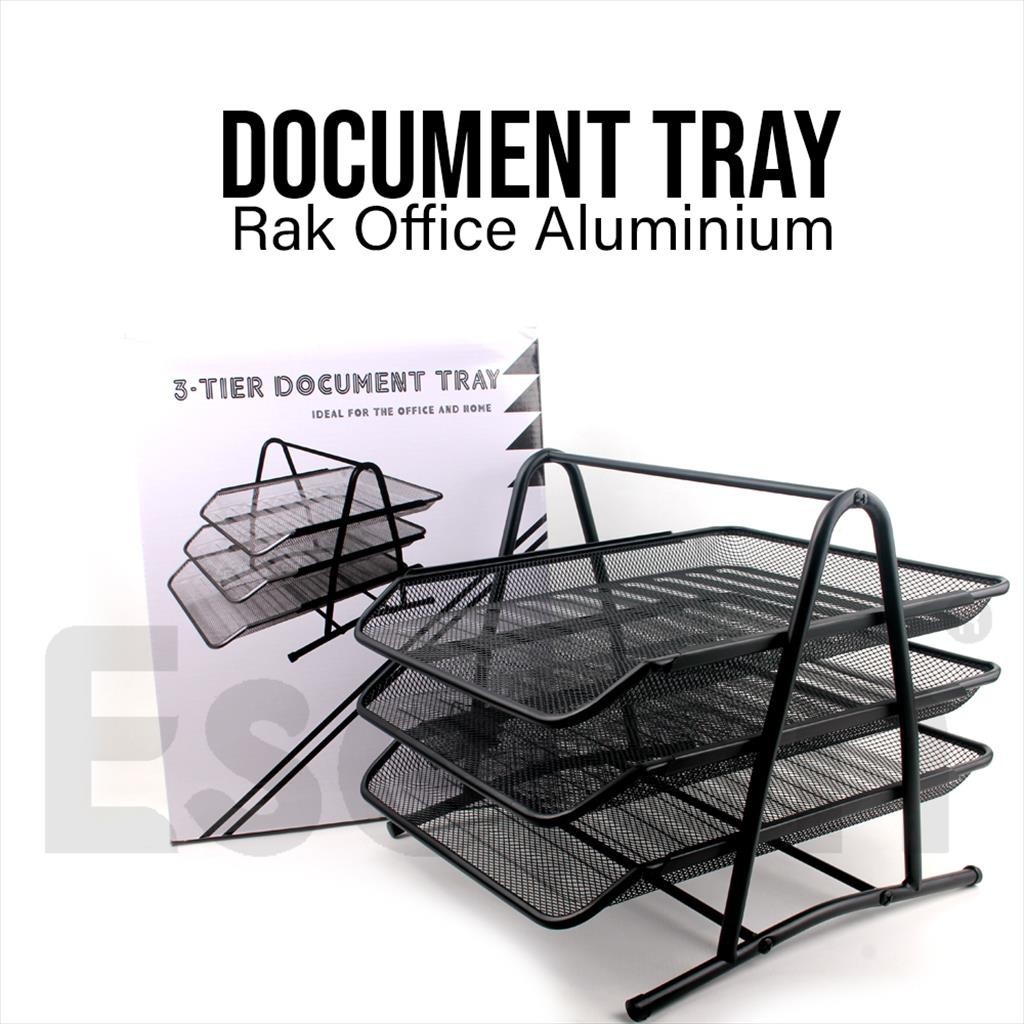 Jual Rak Document Tray 3 susun / Rak Kertas 3 susun DT-03 | Shopee ...