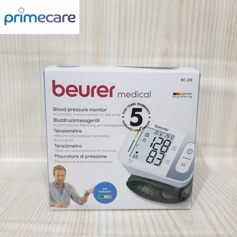 Jual tensimeter digital beurer BC 28 wrist tensimeter | Shopee Indonesia