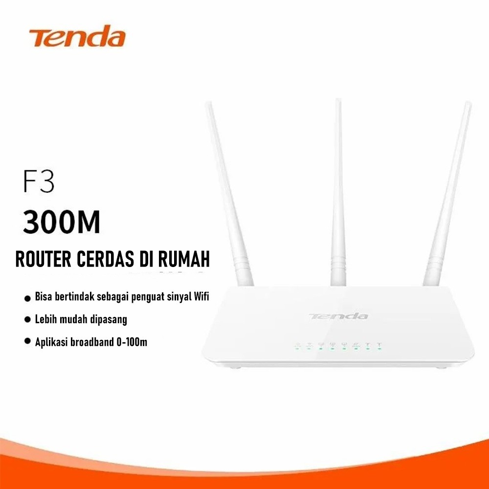 Jual Tenda F3 Wireless N Router Extender Access Point Repeater 300mbps ...