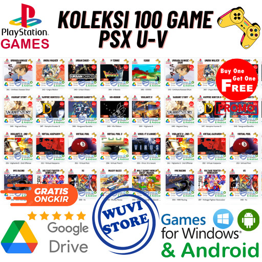 Jual Game Pc Koleksi Game Psx U V Emulator Ps Bisa Main Di Android Atau Pc Game Ukuran