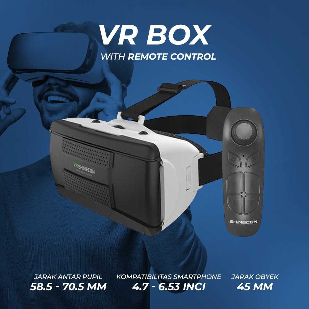 Jual Shinecon Vr Box Imax Giant Screen Virtual Reality With Remote Sc G06b Dp Shopee Indonesia