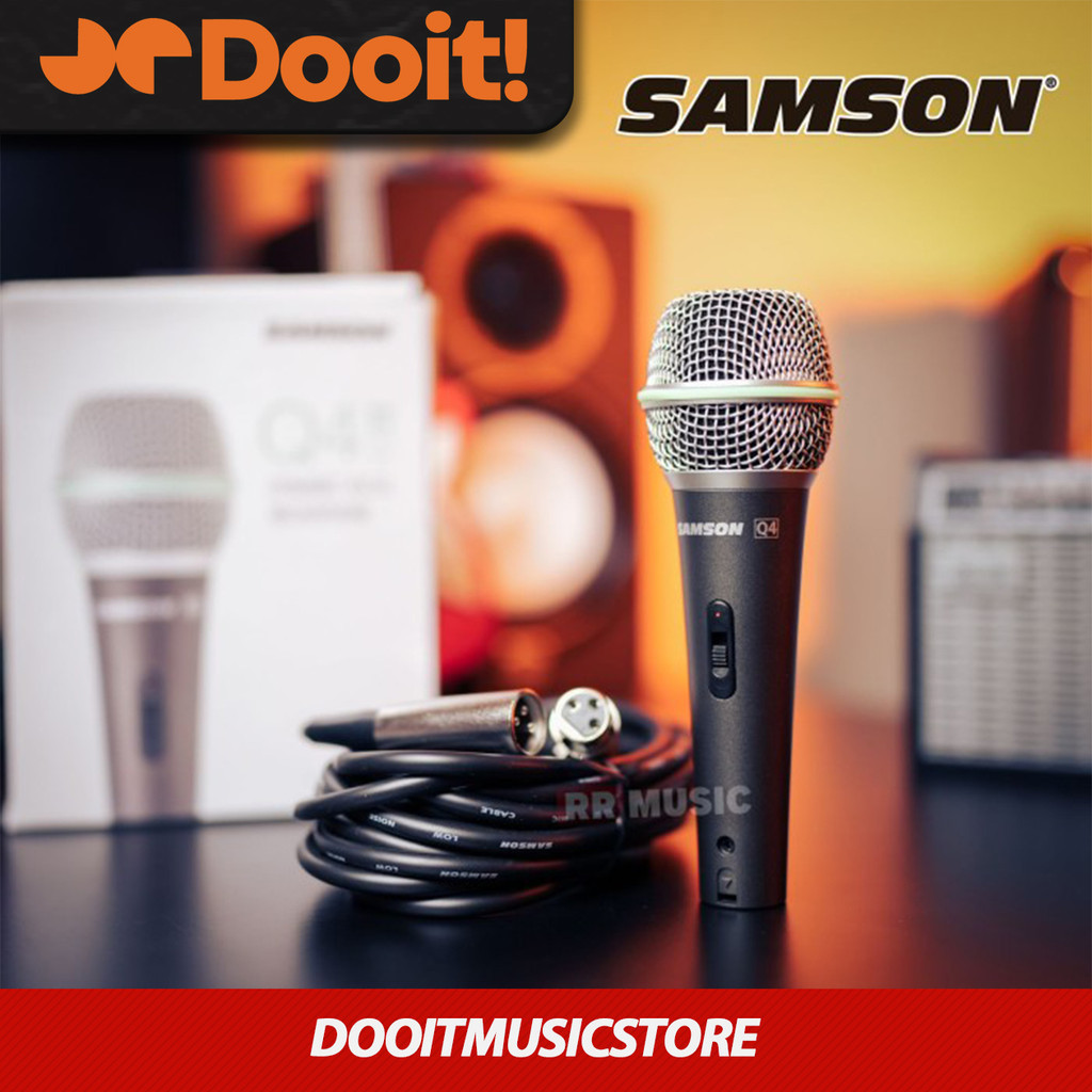 Samson Q4 CL Dynamic Handheld Microphone - Cardioid Pattern With On/Off Switch