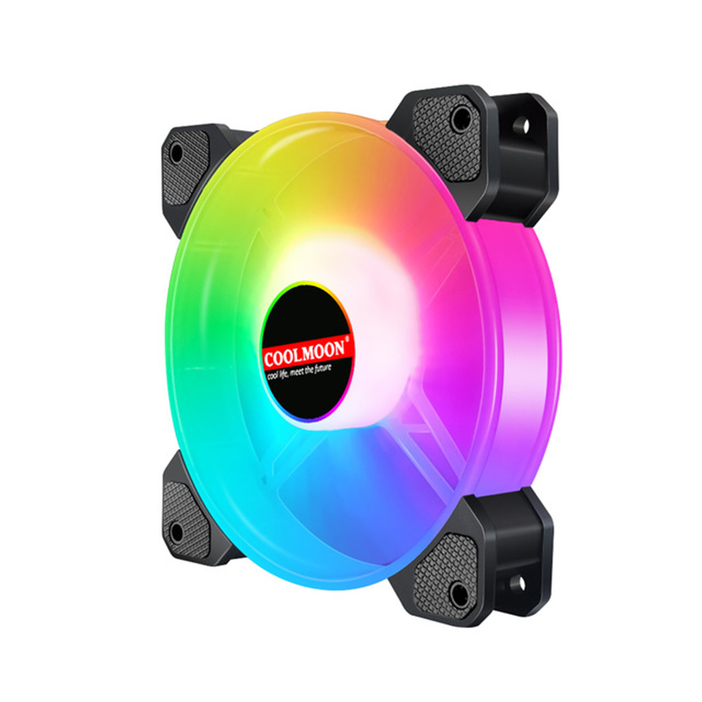 Jual Wvibo 120mm ARGB Fan Jade Ring PWM 4PIN 12V DC Mute Silent ...