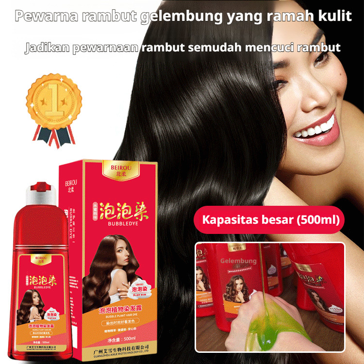 Jual 100% asli 【Perawatan Rambut Ekstrak Tanaman】 Botol Merah Besar ...