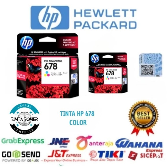 Jual TINTA HP 678 COLOR ORIGINAL | Shopee Indonesia