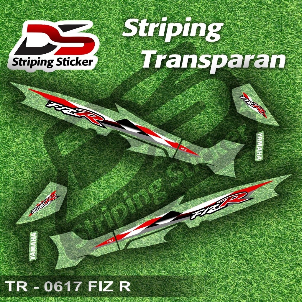 Jual Striping Stiker Transparan Fiz r( TR-0617) List Variasi Sticker ...
