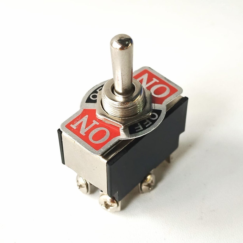 Jual Switch Toggle On Off On 6Pin Hitam Toggle OnOffOn 6 Pin | Shopee ...
