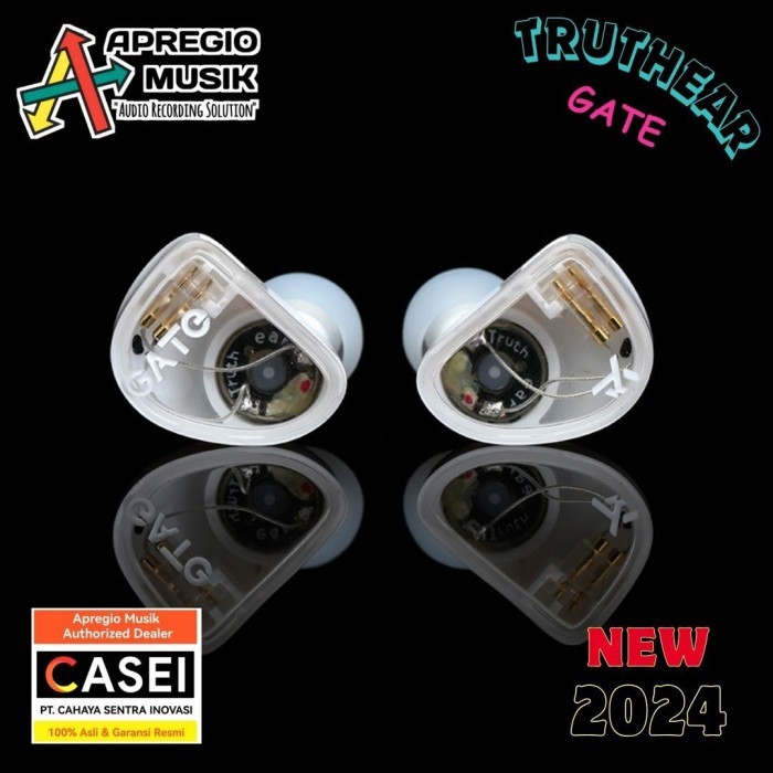 Jual TruthEar GATE 1DD Dynamic Driver In Ear Monitor Earphone - white ...