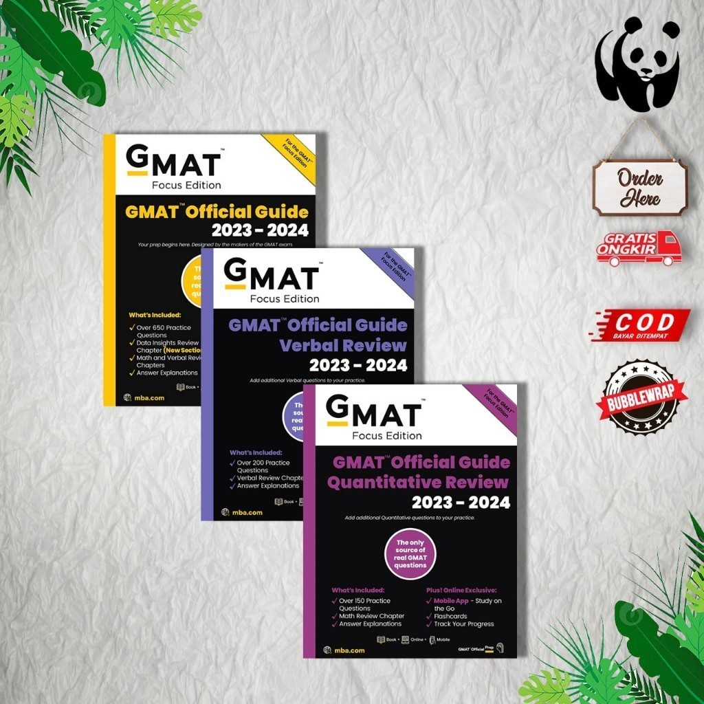 Jual Buku GMAT Official Guide 2023-2024 : Focus Edition: Includes Book ...