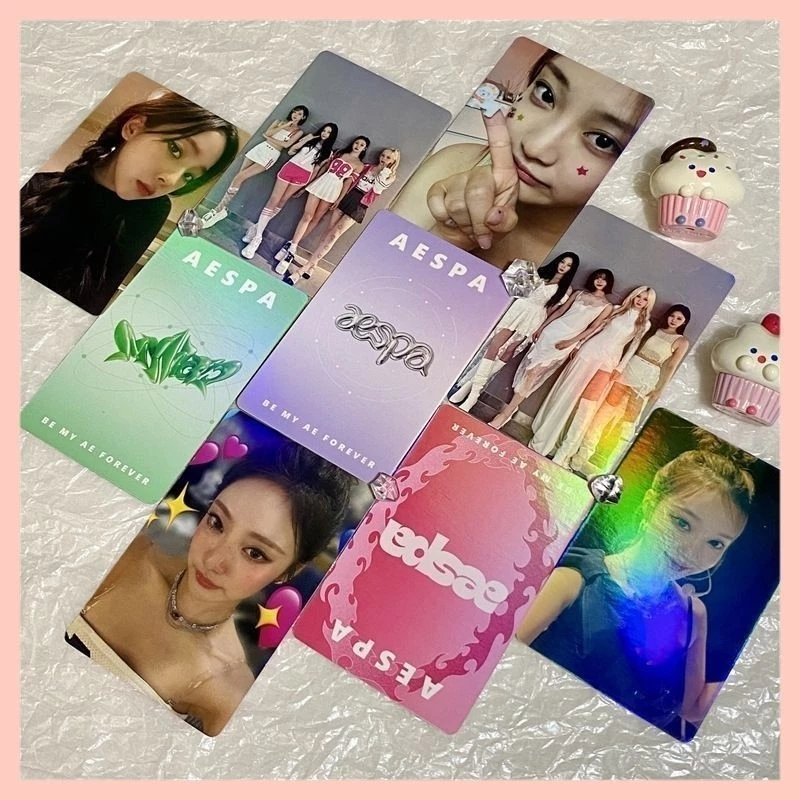Kotak Photocard Hologram Glitter dan Efek Kilau
