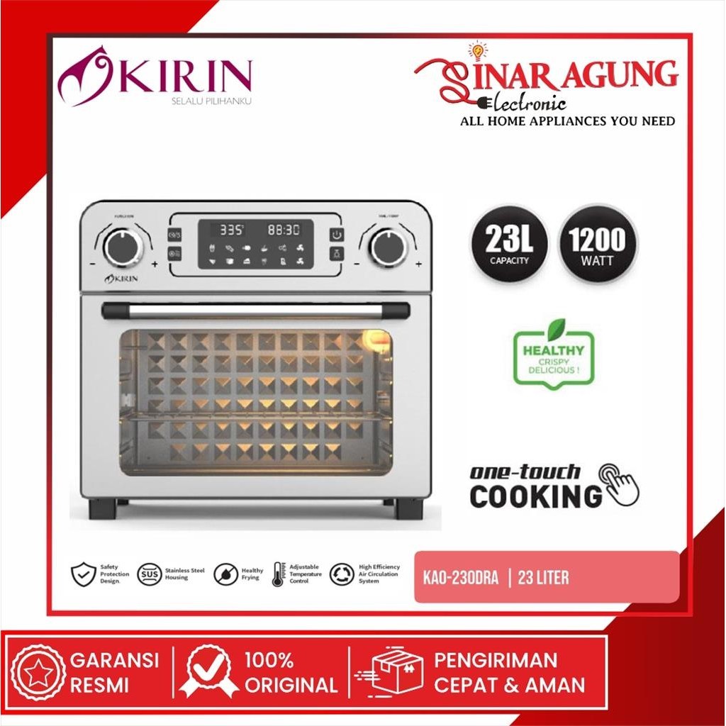 Jual [COD] AIR FRYER / OVEN KIRIN KAO230DRA / 230DRA / 230DRA DIGITAL