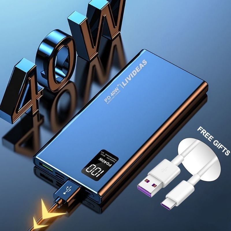 Jual Powerbank Livideas 40w 10000-20000mah Original   Power Bank Robot 