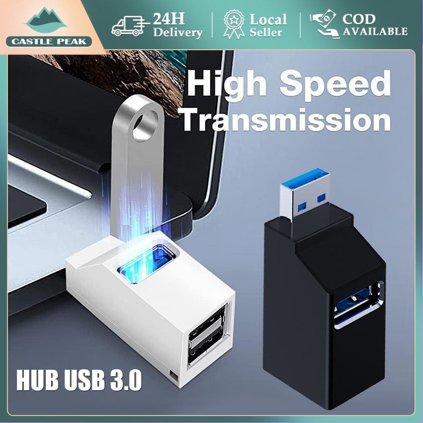 Jual USB Hub Converter USB 3.0 Connector Adaptor Laptop Mini Super ...