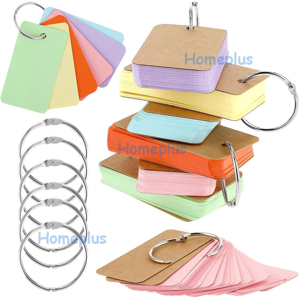 Jual Flash Card / Memo Ring / Flash Card Polos Edukasi Belajar Anak ...