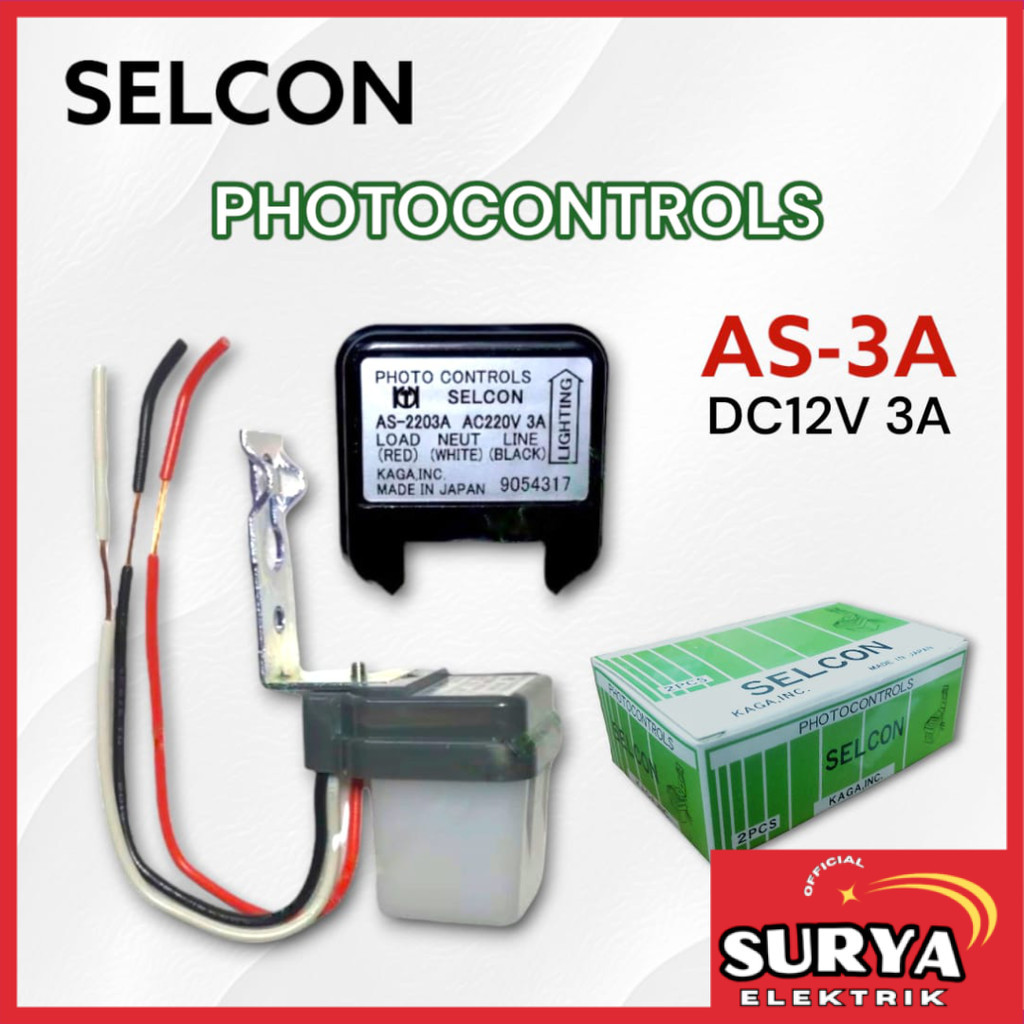 Jual Photocell Selcon Fotosel Photo Controls Saklar Switch Lampu