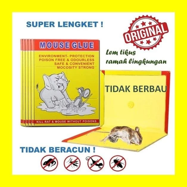 Perangkap Tikus Lem Jebakan Tikus Pembasmi Tikus Tempelan Tikus Lem Tikus Kuat / Lem Perangkap Tikus dan Hama | AutoStock