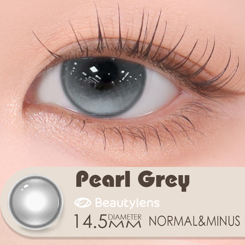 Jual BEAUTYLENS Pearl Grey 14.5mm Softlens Lensa normal&minus [0.00~-8. ...