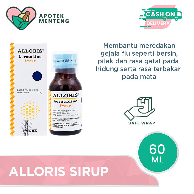 Jual Alloris Sirup 60 ml - Meredakan Flu dan Pilek | Shopee Indonesia