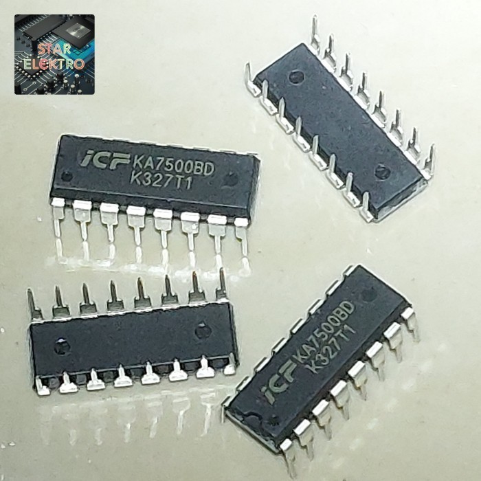 Jual KA7500BD Dip-16 KA7500 BD ICF IC Voltage PWM Controller ICF ...