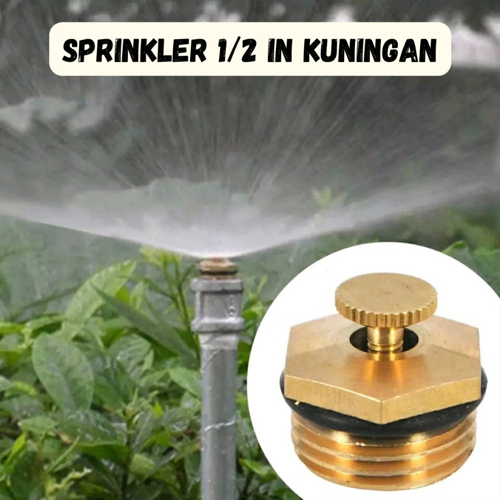 Jual SPRINKLER KUNINGAN SPRAYER ADJUSTABLE SPRAY AIR TAMAN KEBUN ...