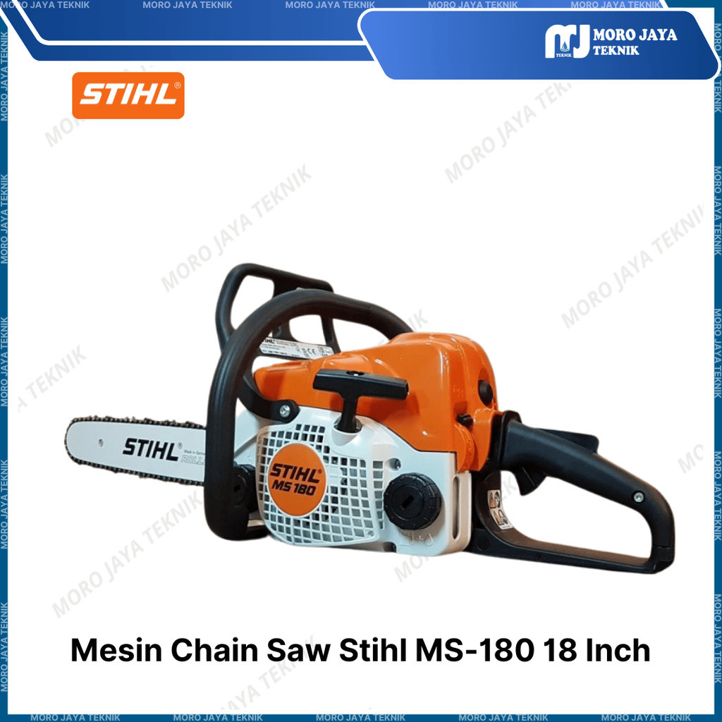 Jual Mesin Chain Saw Stihl MS-180 18 Inch ORIGINAL Mini Boss | Shopee ...