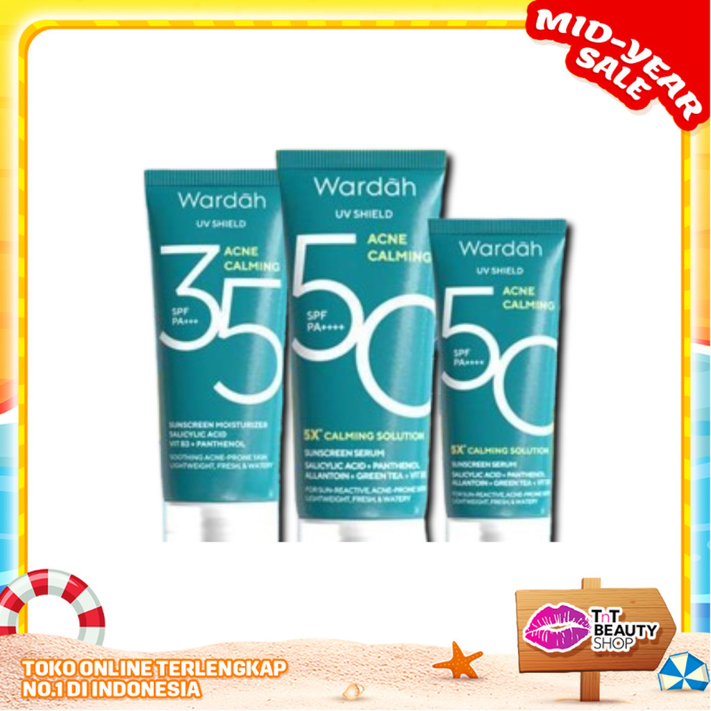 Jual Wardah Uv Shield Acne Calming Sunscreen Spf Spf Pa Tnt