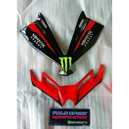 Jual topeng v plus winglet pnp yamaha r15 v2 hitam merah | Shopee Indonesia